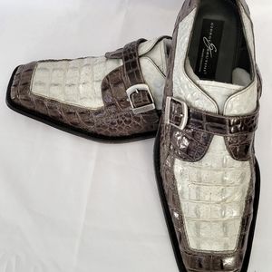 Men's high fashion monk strap dress shoes